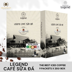 LEGEND Cafe Sua Da Iced Milk Coffee  (Trung Nguyen 3in1 Instant Coffee)