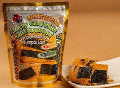 Crispy Cod Fish with Seaweed