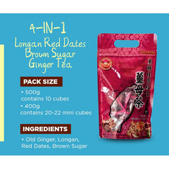 Taiwan Jin Man Tang Brown Sugar Ginger With Longan and Red Date