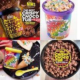 علبة نيمز المقرمشة بالشوكولاتة - ميني كوكو كرانش/قوس قزح/أرز كوكو