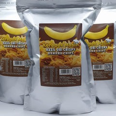 Banana Chips Hasil Ori Crispy / Banana Chonky Chips / WOH Banana Chips