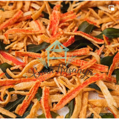 Crab Chip Cracker (Enakrasanya Crab Stick with Curry Leaves)