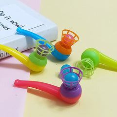 Childhood Old School Toy Floating Blow Ball Tube