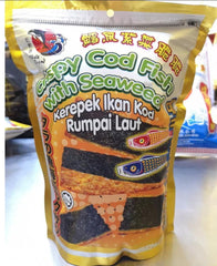 Crispy Cod Fish with Seaweed
