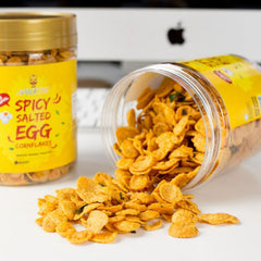 Aducktive Spicy Salted Egg Cornfakes 220g (Halal)