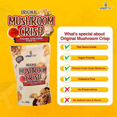 Aducktive Mushroom Crisp Original & Spicy Salted Egg