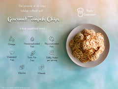 Truly Gourmet Natural Tempeh Chips - Sea Salt Flavour 80g
