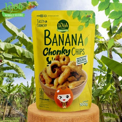 Banana Chips Hasil Ori Crispy / Banana Chonky Chips / WOH Banana Chips