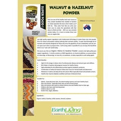 Earth Organic Almond Powder / Walnut & Hazelnut Powder / Black Sesame Powder (500g)