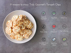 Truly Gourmet Natural Tempeh Chips - Sea Salt Flavour 80g