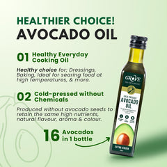 Grove Cold-Pressed Avocado Oil Garlic