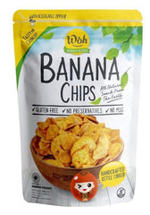 Banana Chips Hasil Ori Crispy / Banana Chonky Chips / WOH Banana Chips