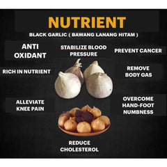 Mesra Herbs Black Garlic Fermented Solo Black Garlic