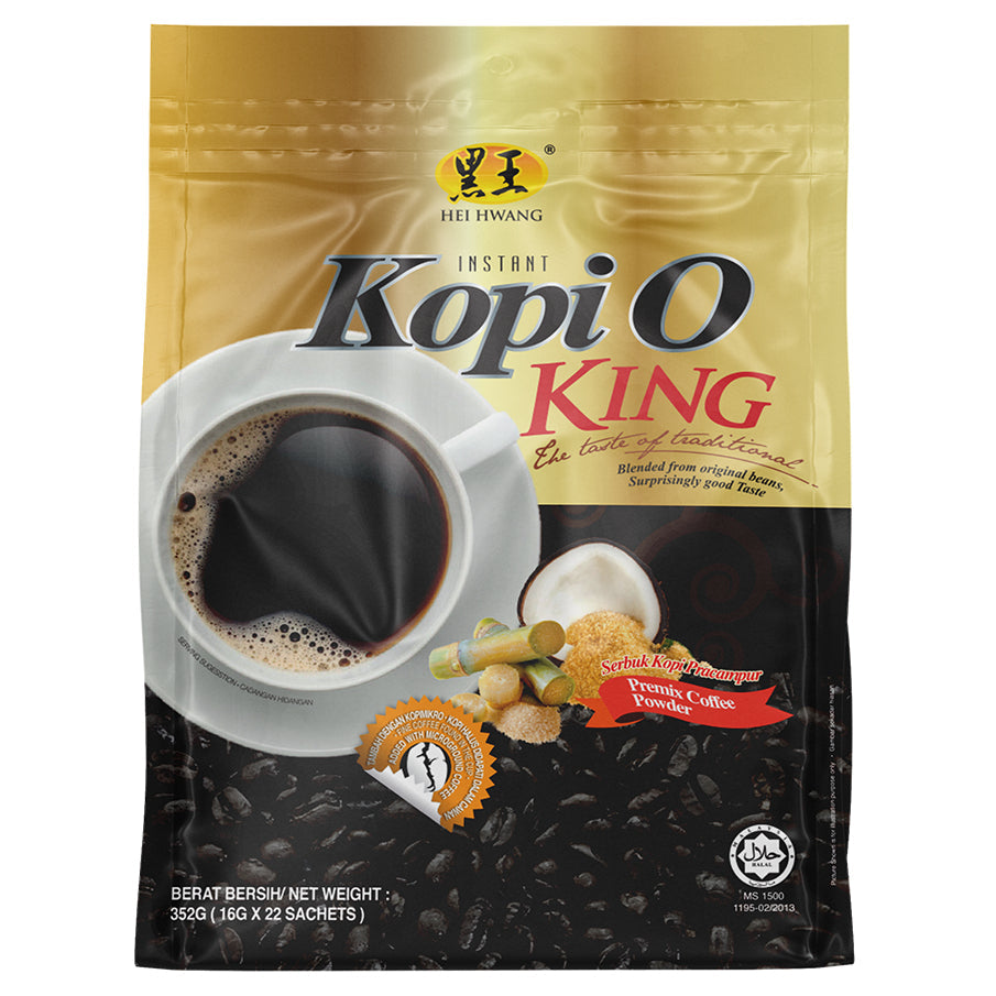 HEI HWANG Instant Premix Black Coffee Kopi O King