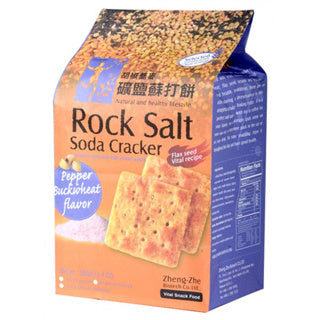 Pepper Buckwheat Rock Salt Soda Cracker