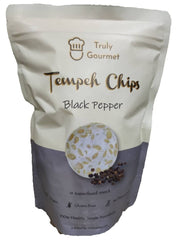 Truly Gourmet Natural Tempeh Chips (Black Pepper/Garlic/Sea Salted Flavour)