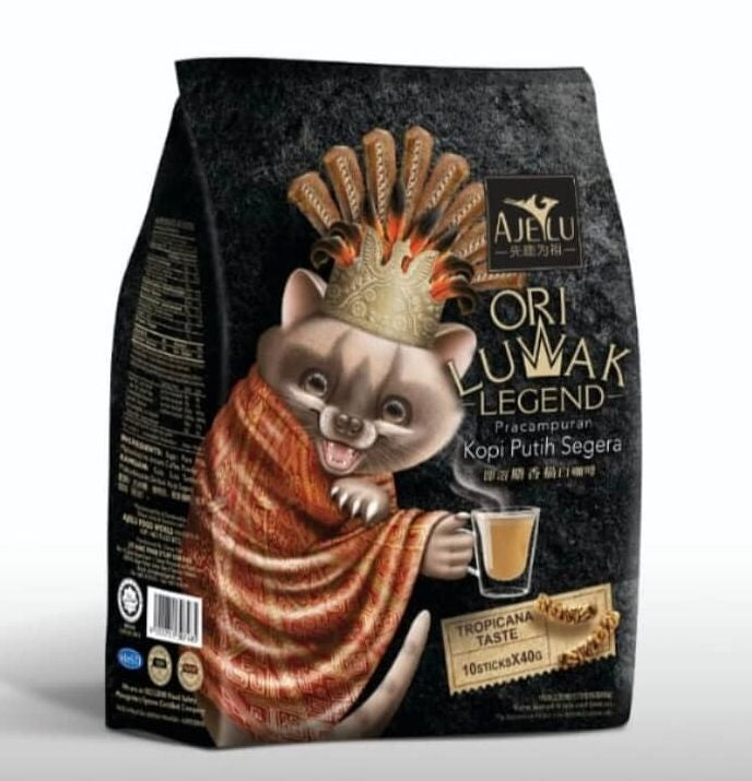 Black Coffee / White Coffee ( Ajelu Luwak Legend Coffee ) and Products