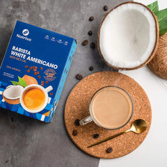 Nutrivo Barista White Americano and Products
