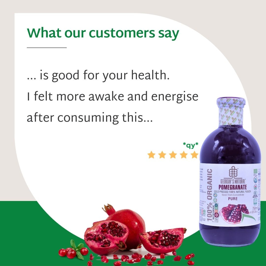 Georgia's Natural Pure Pomegranate Juice and Product