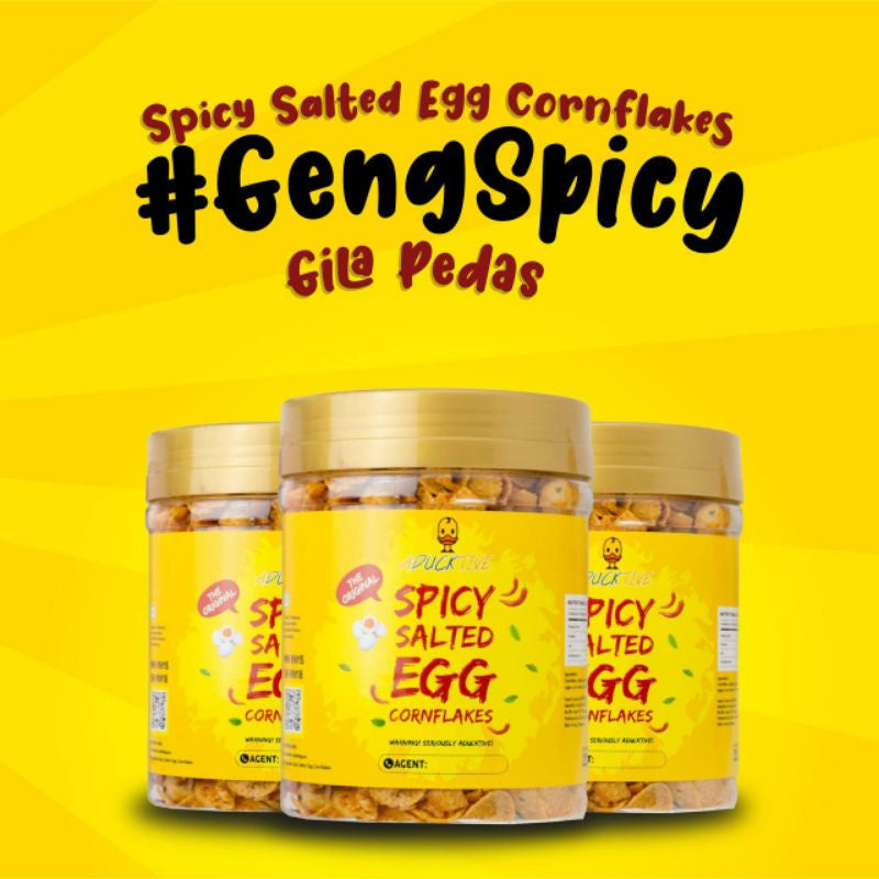 Aducktive Salted Egg Cornflakes/Mushroom Crisp and Products (Original/Spicy)