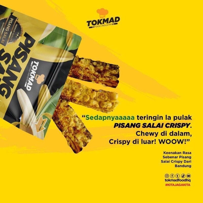 Tokmad Banana Crisps/Tokmad Pisang Salai