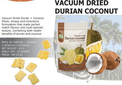 Vacuum Dried Durian Coconut