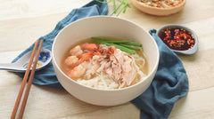 Hor Fen Soup / Rice Noodle Soup ( Abalone & Chicken Soup Flavour )