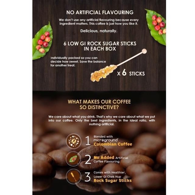 Chek Hup Microground Colombian Mocha (23g x 6s)/Box