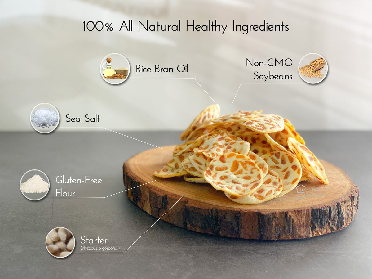 Truly Gourmet Natural Tempeh Chips - Sea Salt Flavour 80g