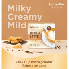 Chek Hup Microground Coffee (23g x 6s)/Box Colombian Latte / Mocha / Cappuccino