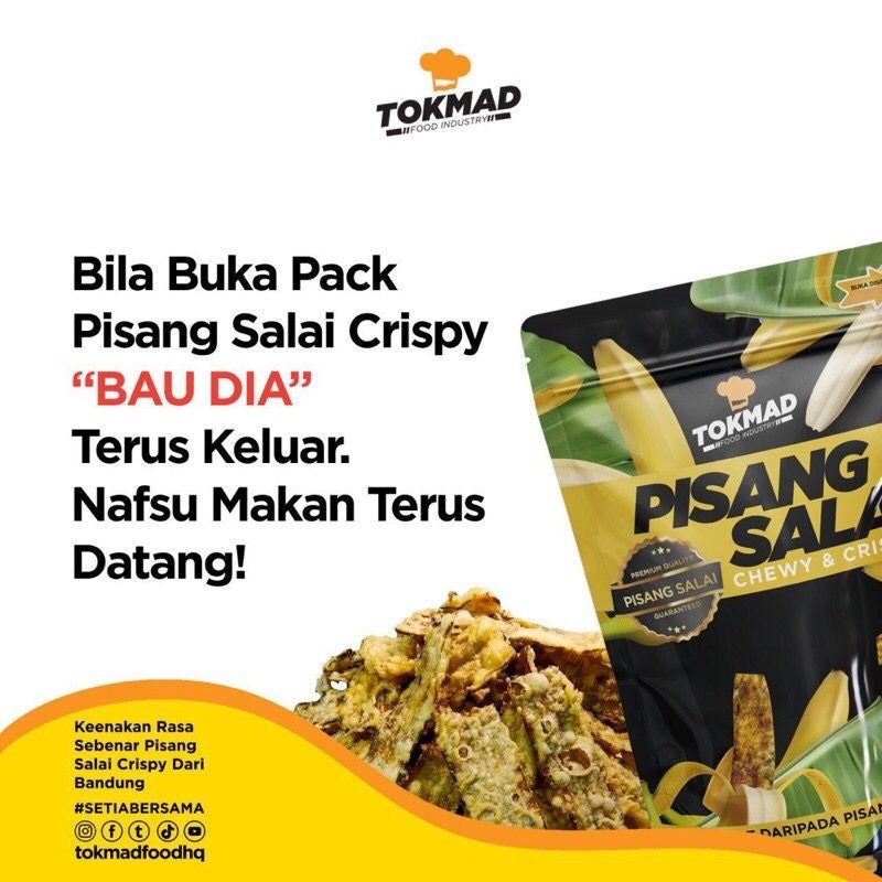 Tokmad Banana Crisps/Tokmad Pisang Salai