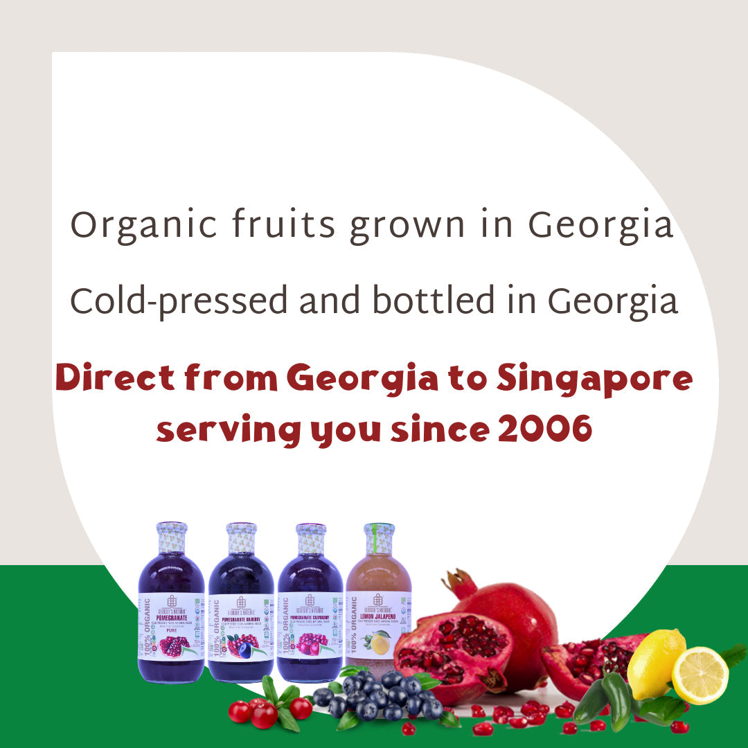 Georgia's Natural Pure Pomegranate Juice and Product
