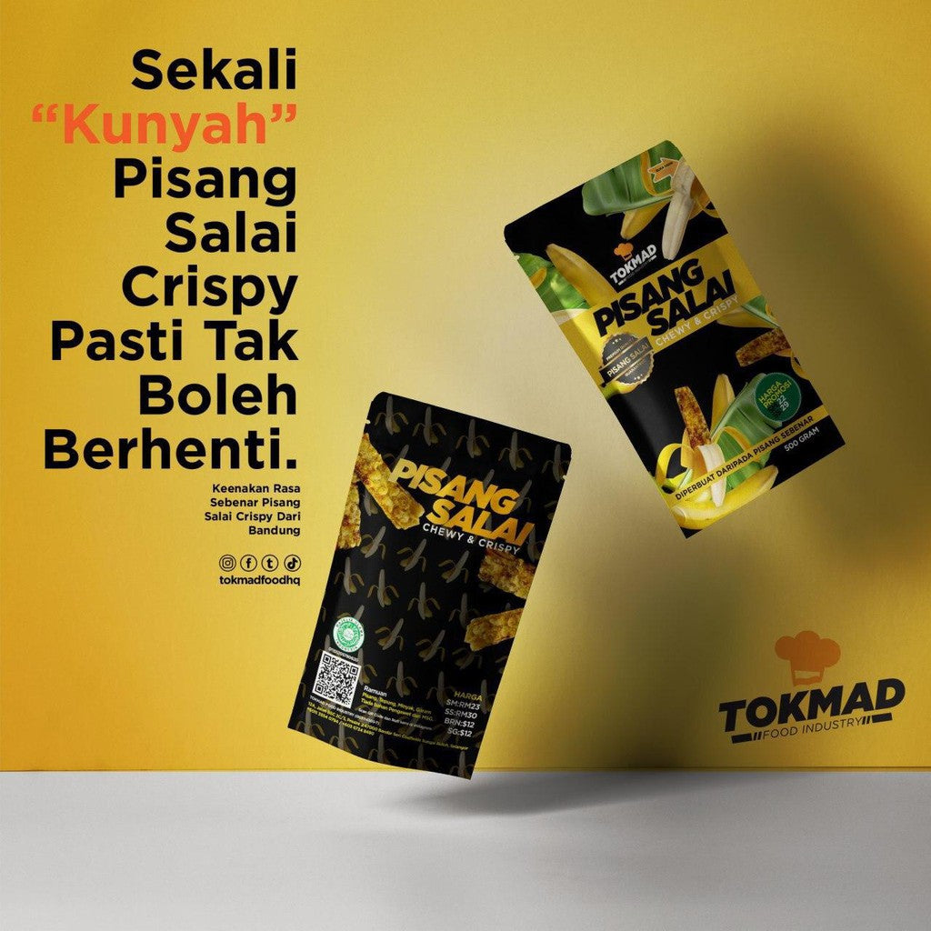 Tokmad Banana Crisps/Tokmad Pisang Salai