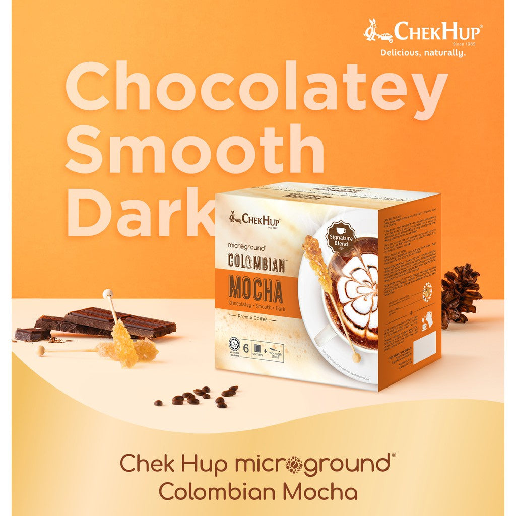 Chek Hup Microground Coffee (23g x 6s)/Box Colombian Latte / Mocha / Cappuccino