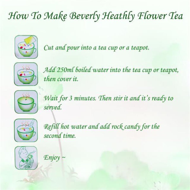 Beverly Flower Tea (Laurel/Rose/Cooling/Pu Er Flower Tea