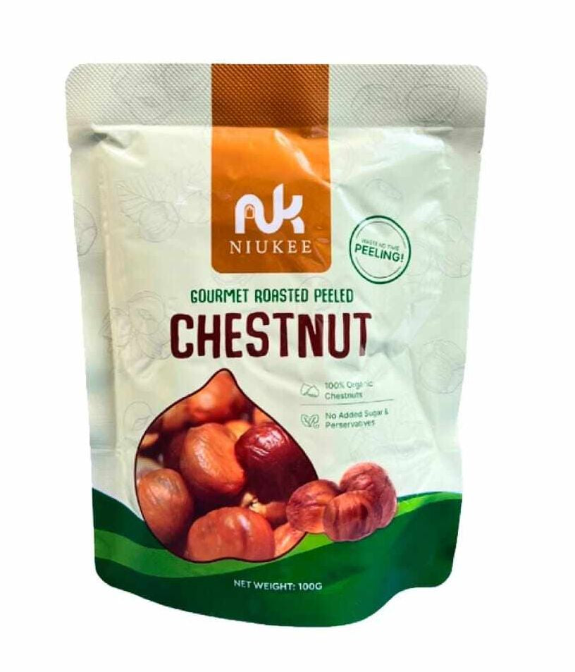 Organic Roasted Peeled Chestnut (Niukee) / Cashew Nut Cracker / Tom Yum Cashew Nuts and Products