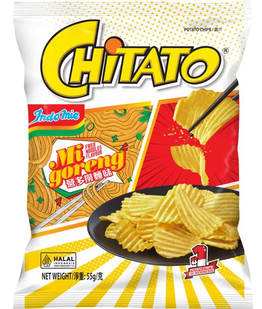 Chitato Potato Chips Crinkle Cut Indomie