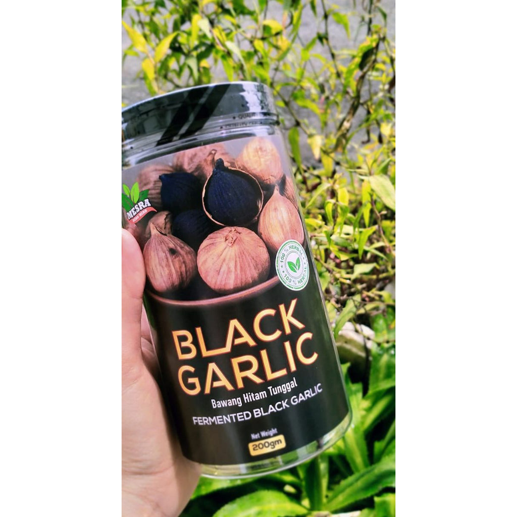 Mesra Herbs Black Garlic Fermented Solo Black Garlic